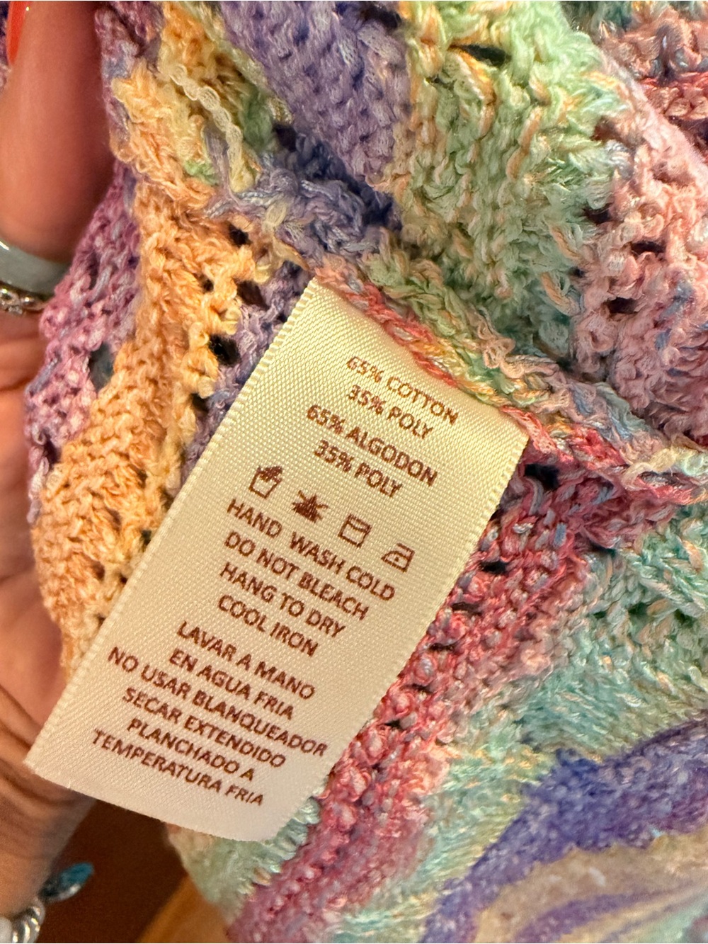 Hem & Thread Pastel Multicolor Striped Knit Tank Top - Picture 4 of 6